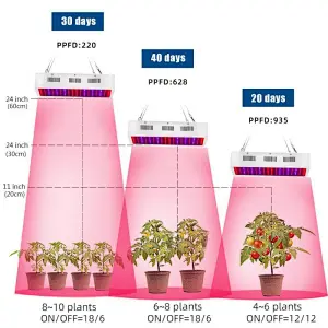 3X3 Led Grow Light 2000W Full Spectrum grow Light For Indoor Plants High Par Value Growth Light