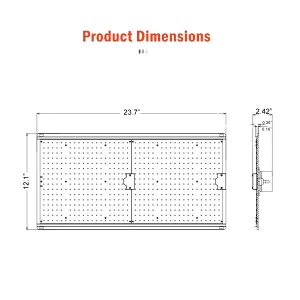 100W LED Grow Light Full Spectrum LED 200 Watt Aluminum Alloy Greenhouse Grow Light