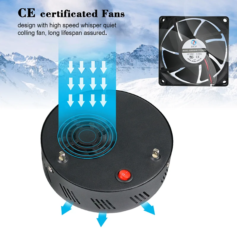 Full Spectrum COB Grow Light 62W Small Round Grow Light Full Spectrum Grow Light For Indoor Plants