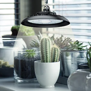 100W Led Grow Light Highbay Round Shape For Indoor Plant Grow