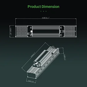 Full Spectrum 320W Led Grow Light For Greenhouse Grow