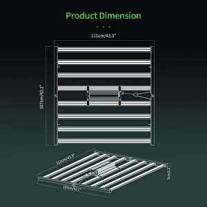 High Power Foldable LED Grow Light Bar Full Spectrum Best Grow Light Strips For Indoor Plants