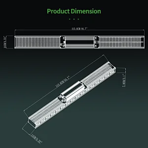 AURORA 680W Hydroponic Lm301b Led Samsung Grow Light Bar LED cob grow lights