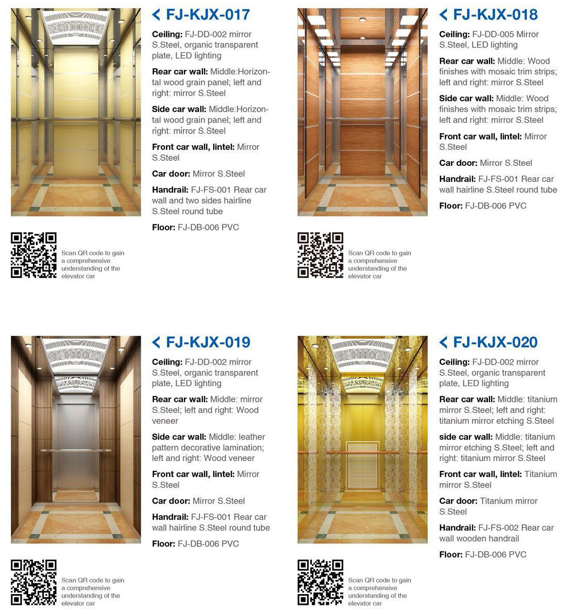 potensi elevator cabin customize decoration