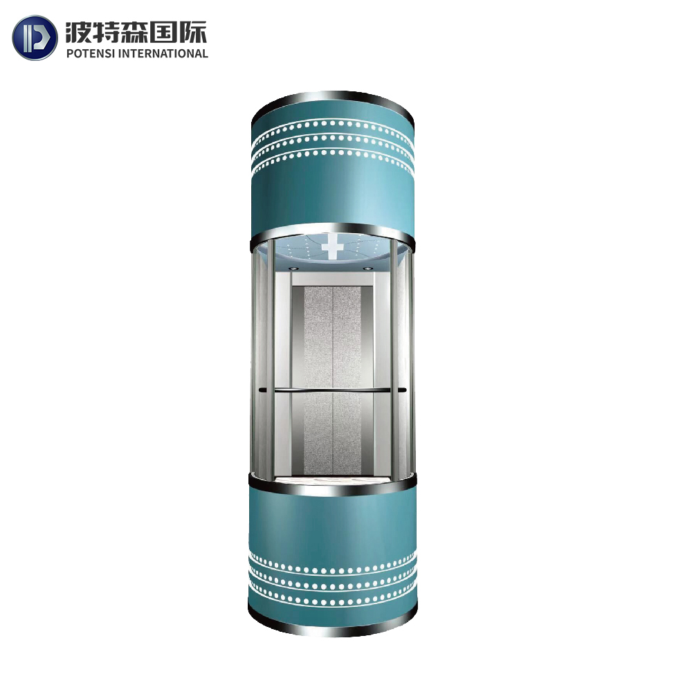 Potensi FUJI Panoramic Elevator Cheap Price Sightseeing Elevator Observation Elevator Lift
