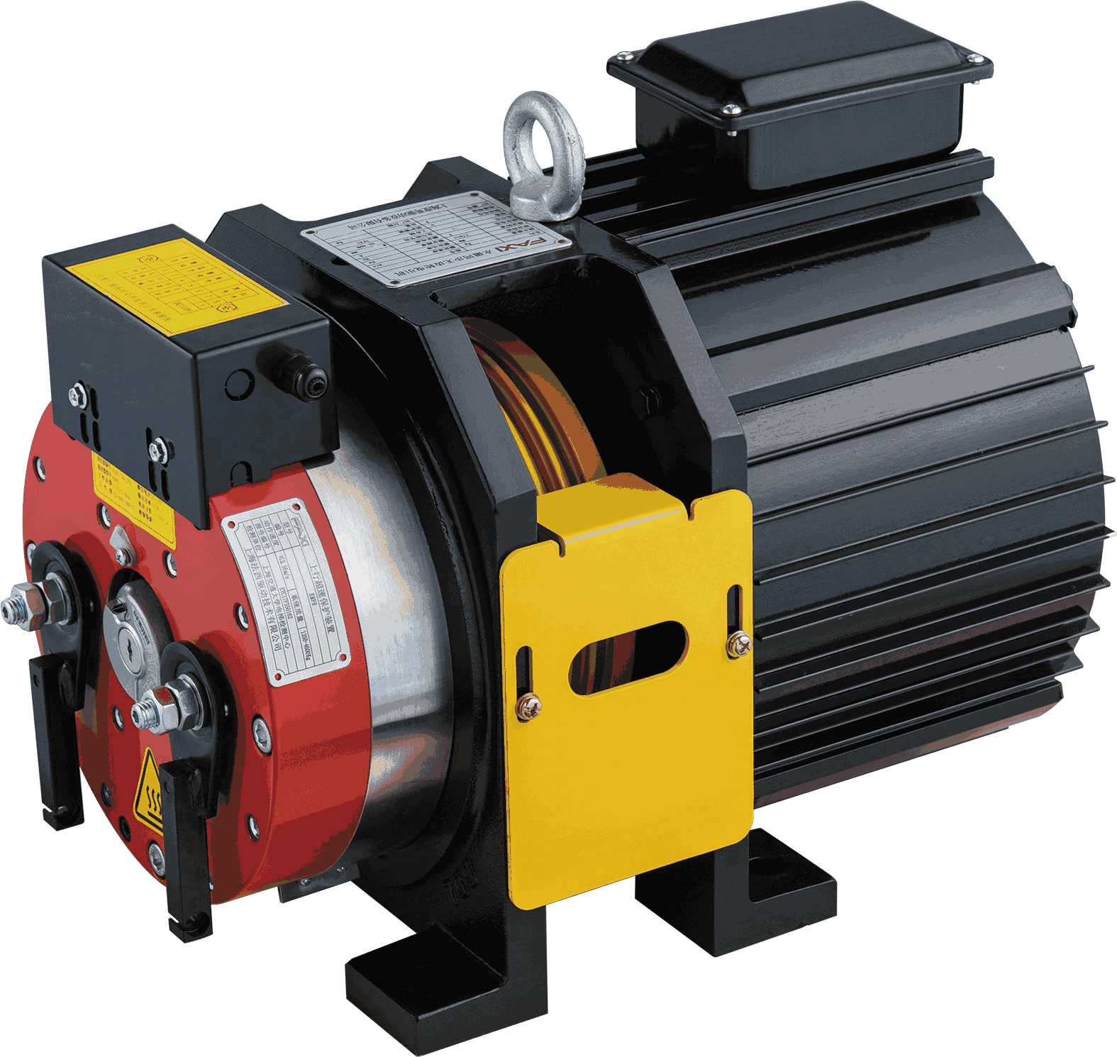 SHANGHAI FAXI GEARLESS STEEL WIRE ROPE ELEVATOR TRACTION MACHINE FAXI200-2