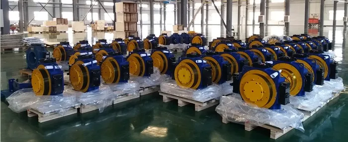 elevator traction machines in stock