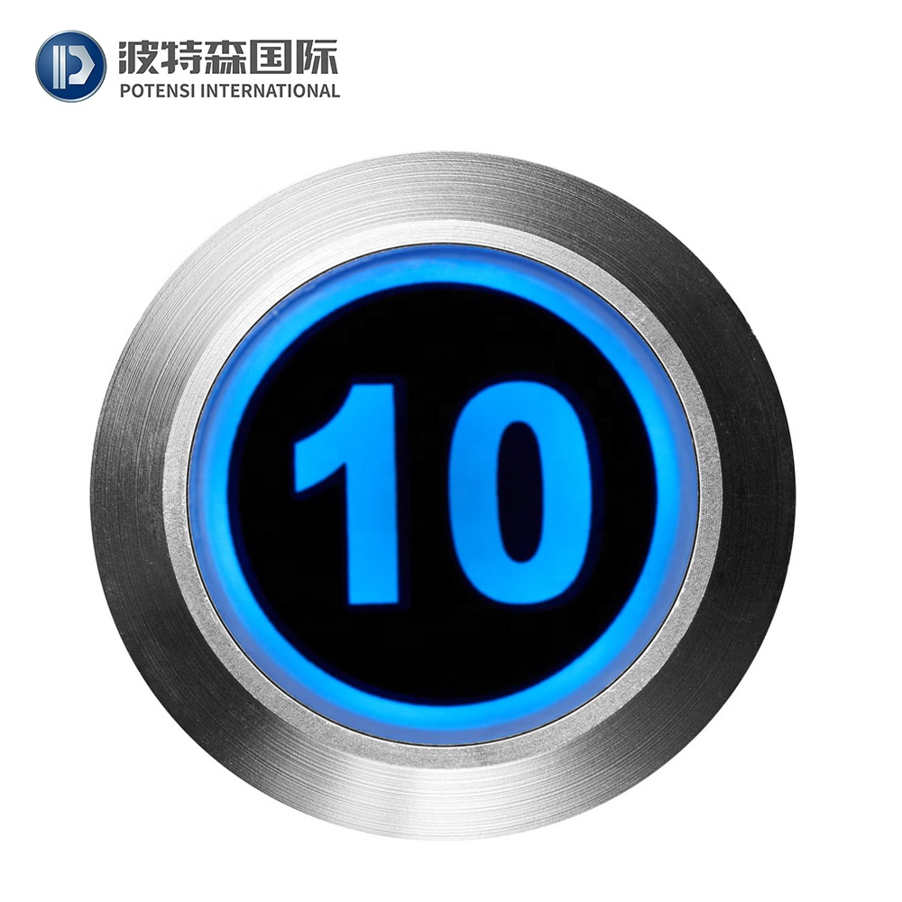 Potensi Elevator Round Touchless Button PTS-PR-38mm