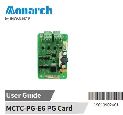 Monarch PG Card MCTC-PG-E6 English Version Guide Manual丨Potensi Elevator.pdf