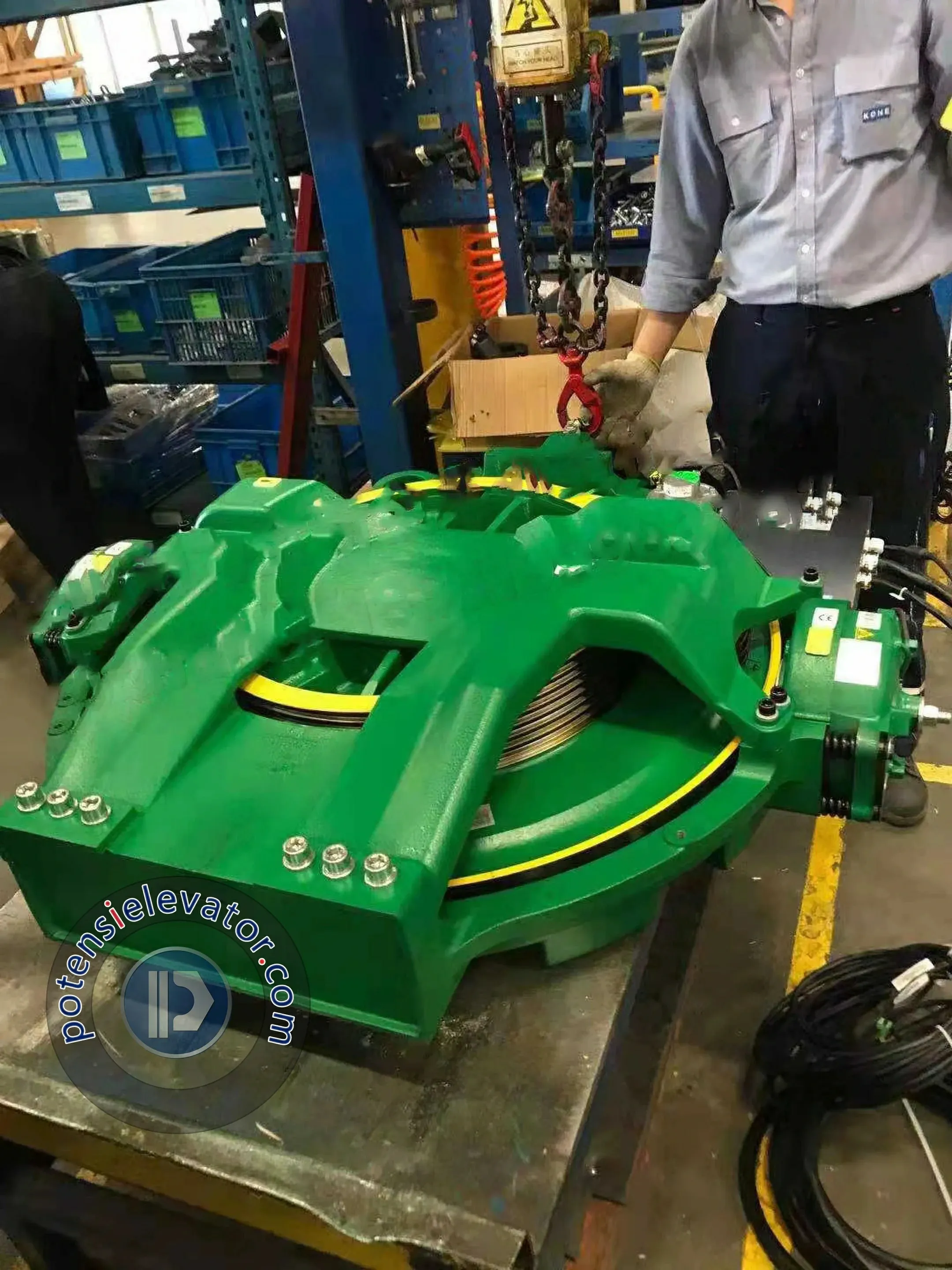 Kone Elevator Traction Machine