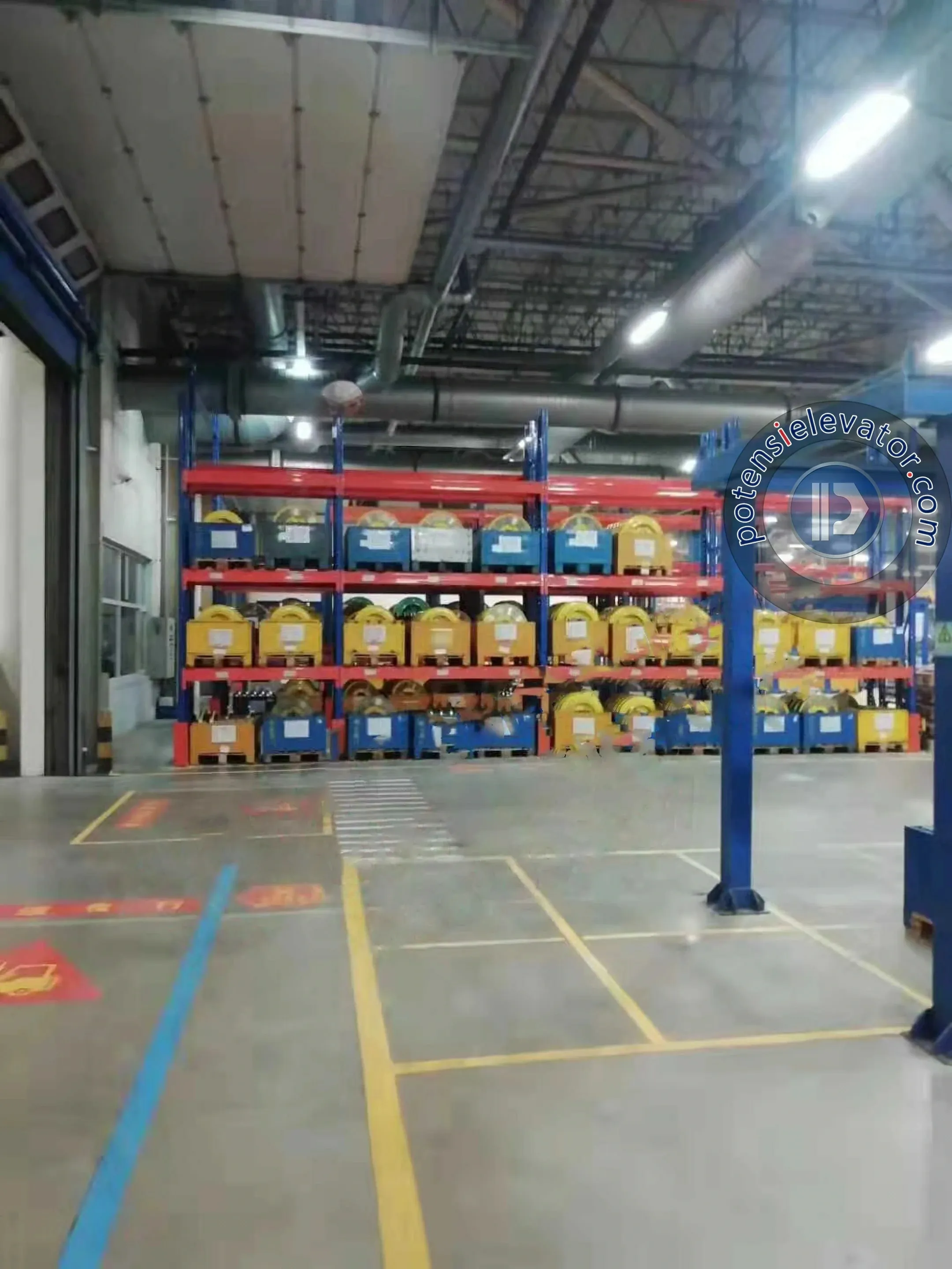 Kone Elevator Traction Machine Warehouse