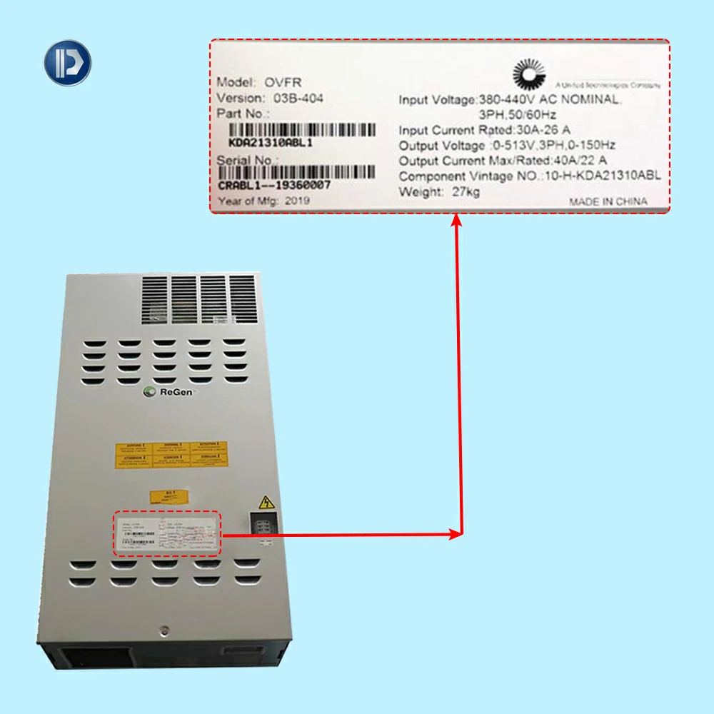 OTIS Elevator Inverter Controller Lift Control Drive OVFR03B-404 KDA21310ABL1 KDA21310ABL2 | Potensi Elevator