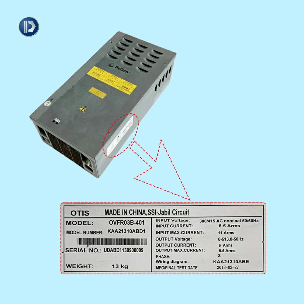 OTIS Elevator Inverter Controller Lift Control Drive OVFR03B-401 KAA21310ABD1 | Potensi Elevator