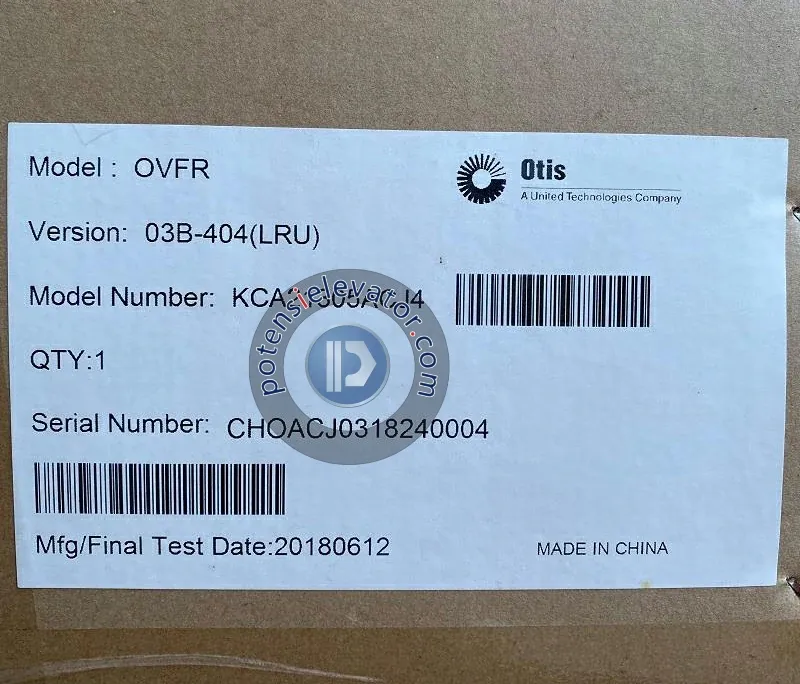 OTIS Elevator Inverter OVFR03B-404(LRU) KCA21305ACJ4