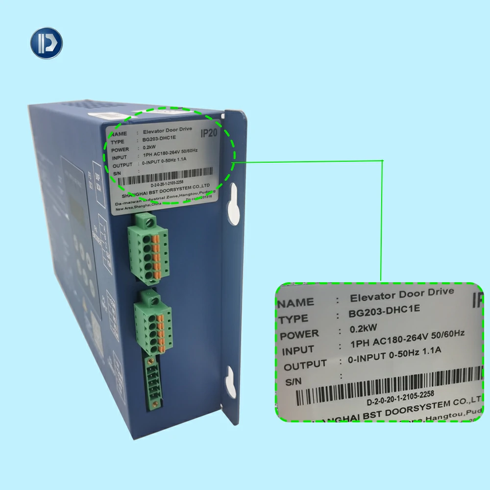 Thyssenkrupp Elevator Door Drive Inverter Controller BG203-DHC1E | Potensi Elevator