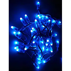 12mm changeable Christmas tree decoration rgb ws2811 led pixel light DC5V full color string led mould