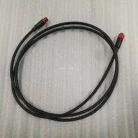 2m led extention cable  connectable audio cannon black color rubber extention
