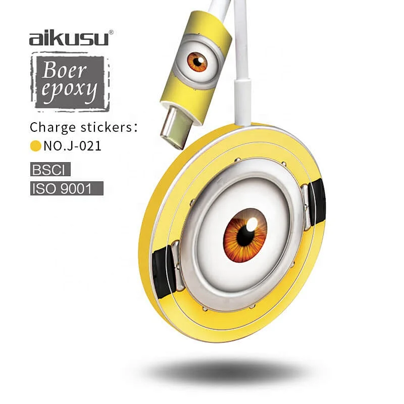 aikusu custom decal sticker for iPhone 12 mag safe charger holder power bank