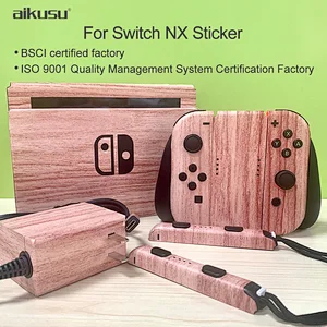aikusu Video game player used protective skin sticker for Nintendo NX console custom labels vinyl game sticker