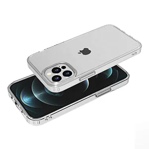 Teléfono móvil de la caja del producto 2021 de tendencia epoxi de Boer para el teléfono transparente 12 de la caja del iPhone 12 11 favorable