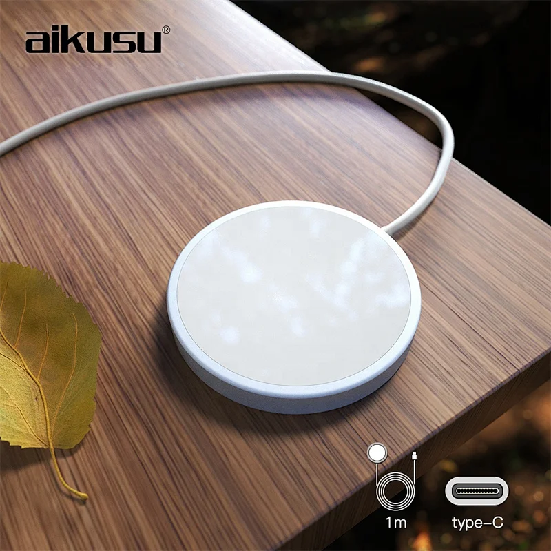 aikusu new product for apple 15W mag safe wireless charger for iPhone 12