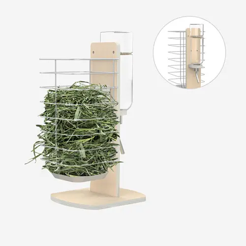 Lu water bottle stand & hayrack