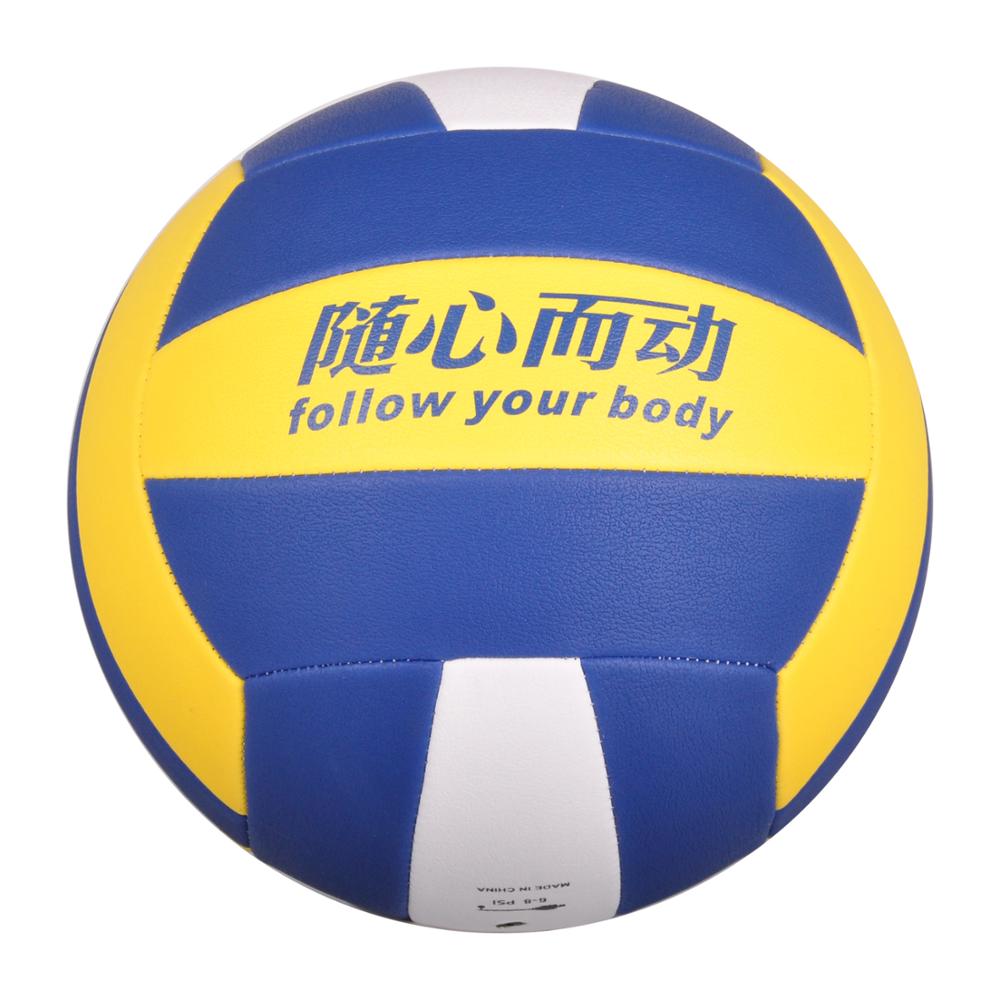 wholesale Soft Foam Microfiber PU volley balls colorful Size 5 custom Beach volleyball college training inflated volleyball ball