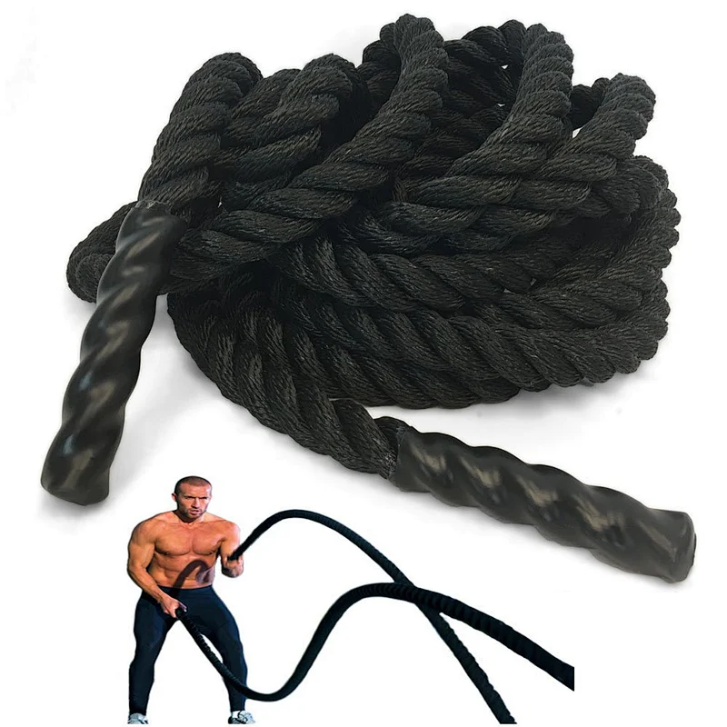 Exercise Equipment Heavy Climbing Poly Dacron anchor strap kit durable fitness gym ropes training battle rope