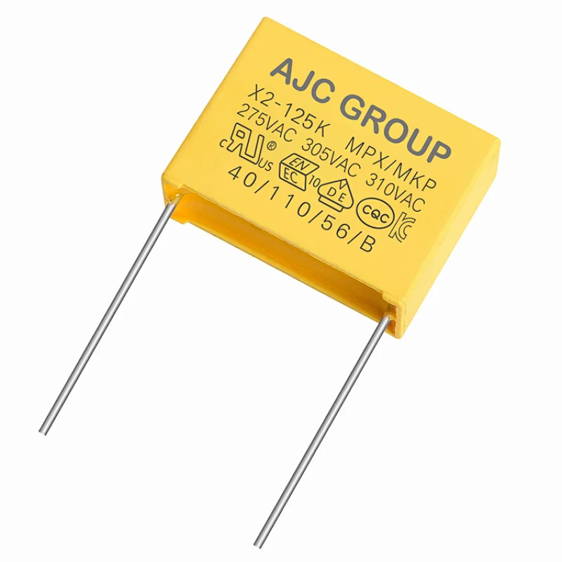 Metallized Polypropylene Film Anti-interference Capacitor 125K 275VAC 305VAC 310VAC