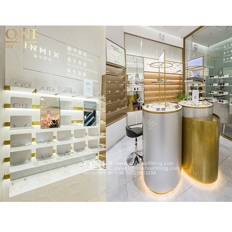 Optical Store Fixture Roll Out Eyewear Shop Interior Design to Boost