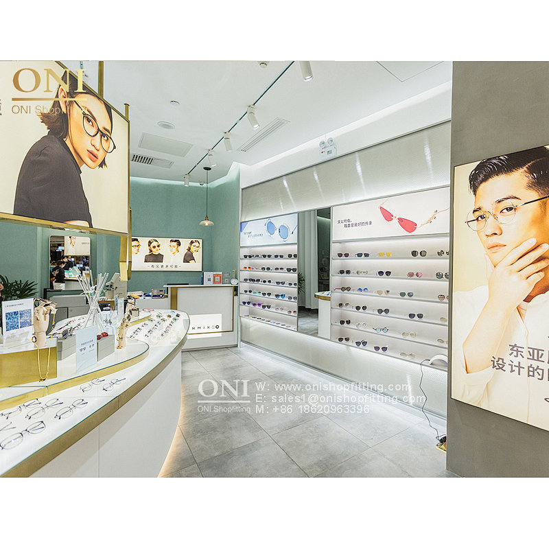 Optical Store Fixture Roll Out Eyewear Shop Interior Design to Boost