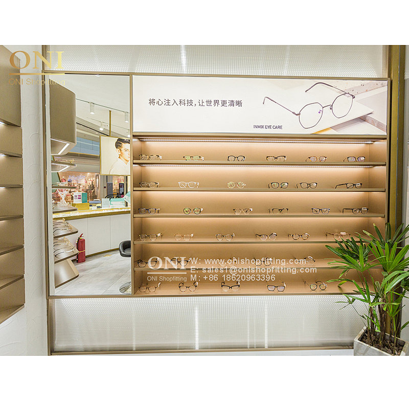 Optical Store Fixture Roll Out Eyewear Shop Interior Design to Boost