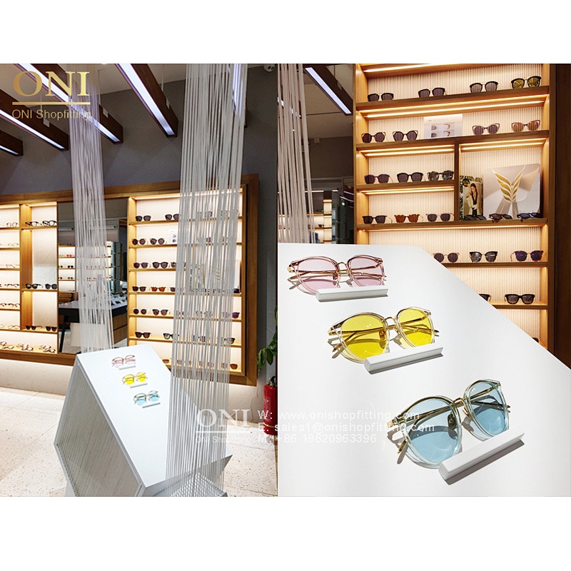 Optical shop showroom interior design equipment fittings and