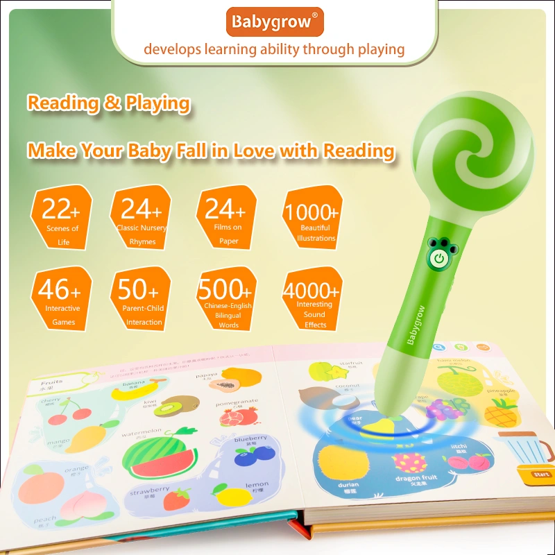 reading pen,audio books,educational toys, logical training toys for kids,language learning books