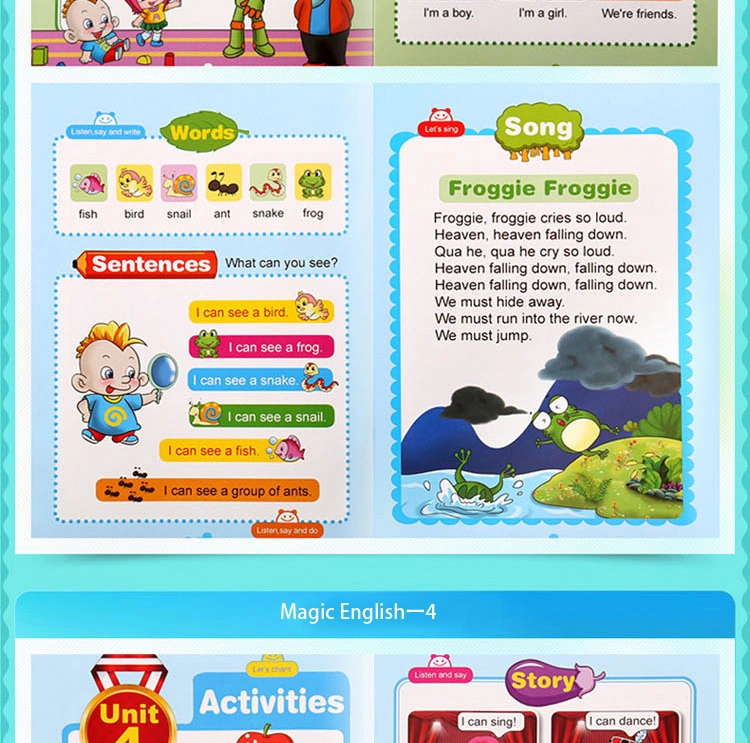magic English books,audio books,books for toddlers,Language learning books,educational books for toddlers