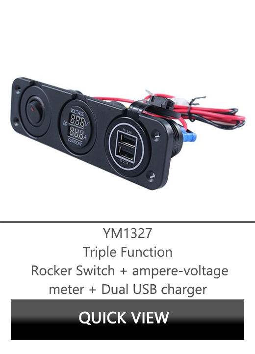 USB charger install for 48 volt golf cart car lighter socket Manufacturer DAMAVO
