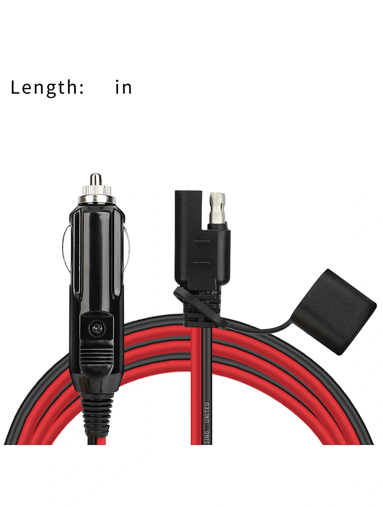 Heavy duty 12 volt power outlet Cigarette lighter car extension 12V