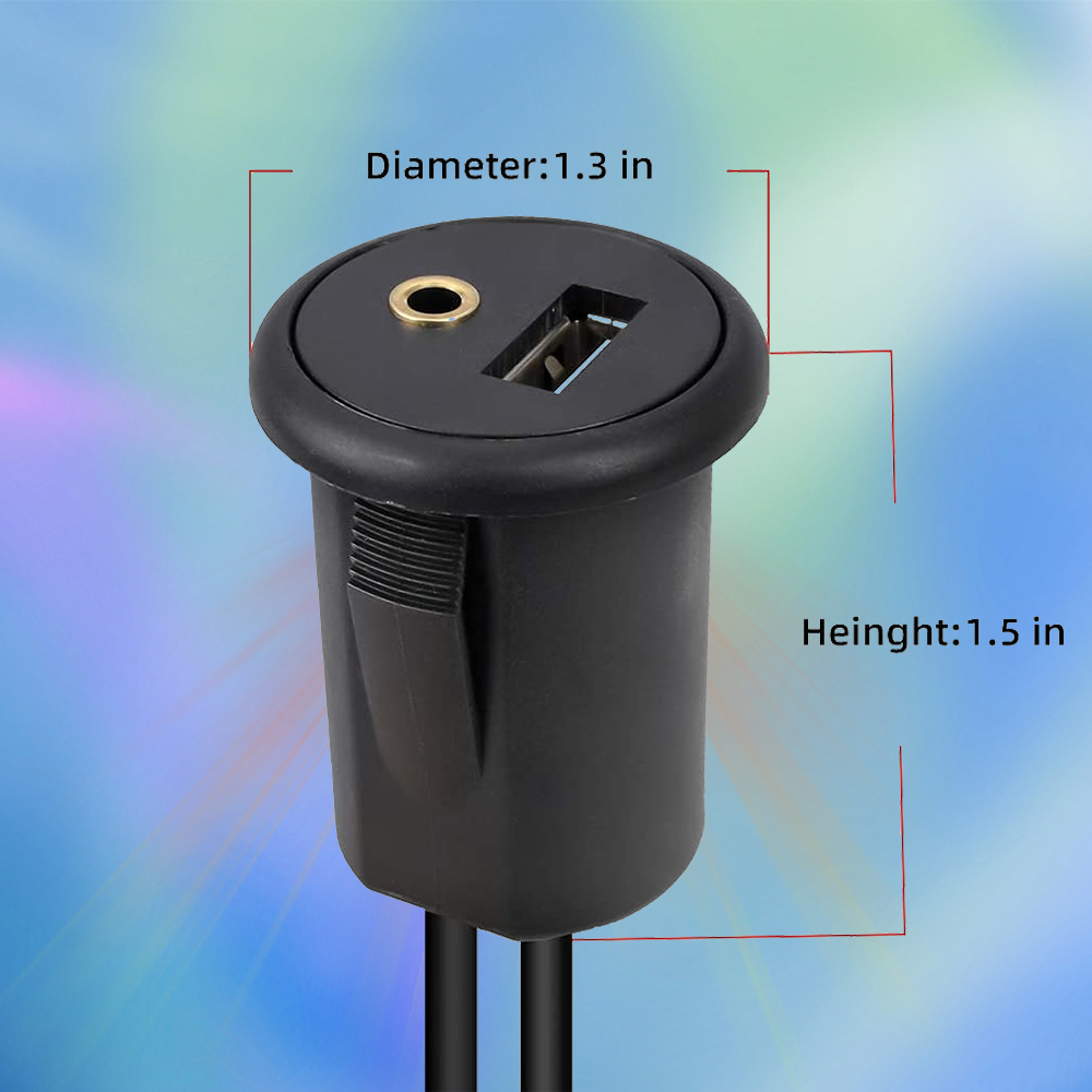 auxiliary power outlet cigarette lighter aux cord usb extension car