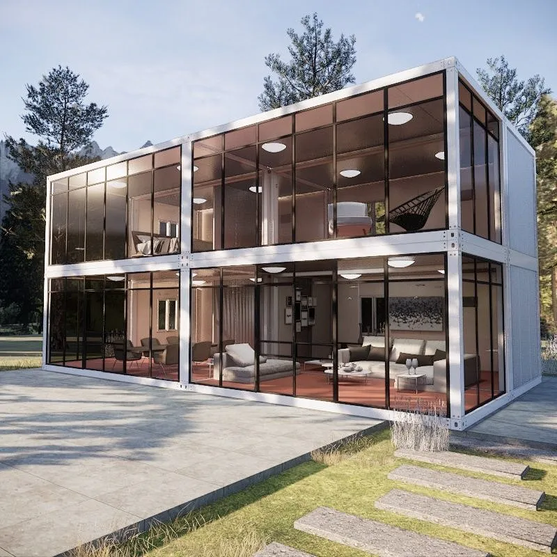 GZXINCHENG Prefabricated Modular 20ft Flat Pack container van house for sale philippines