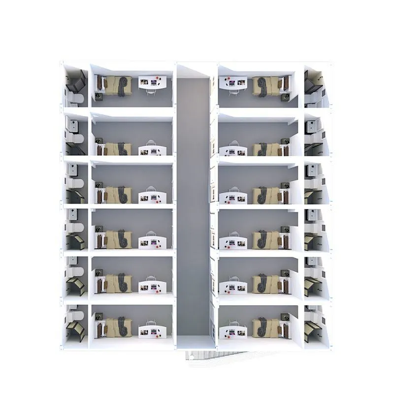 GZXINCHENG Prefabricated Modular 20ft Flat Pack 2-story container van house for sale philippines