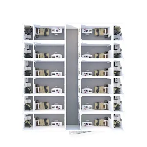GZXINCHENGHospital Ward Isolation Room Fitted Clinic Container flat pack container house