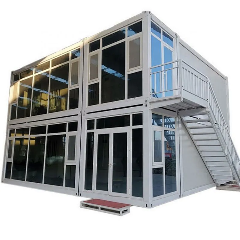 GZXINCHENG Portable movable luxurious prefab container house prefabricated living flat pack glass wall container home