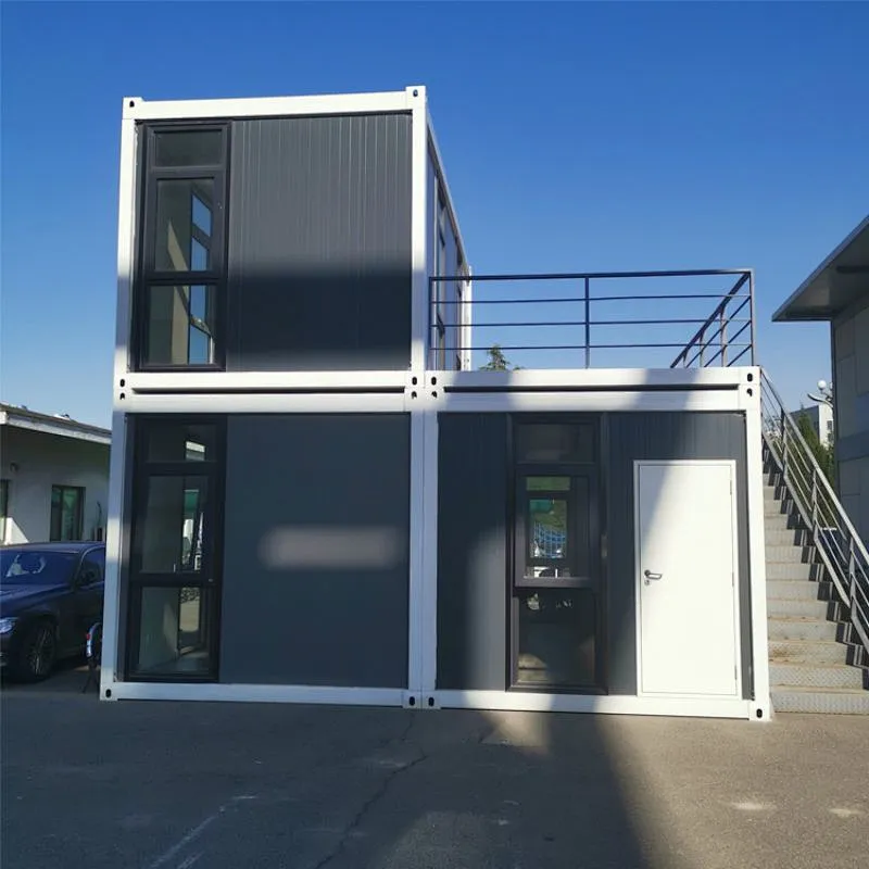 GZXINCHENG aluminium perfab expandable sea glass curtain wall expandable prefab container house