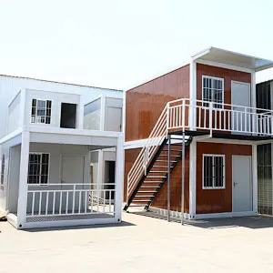 GZXINCHENG aluminium perfab expandable sea glass curtain wall expandable prefab container house