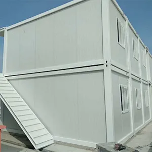 China Price Full furnished container office building prefab house steel structure