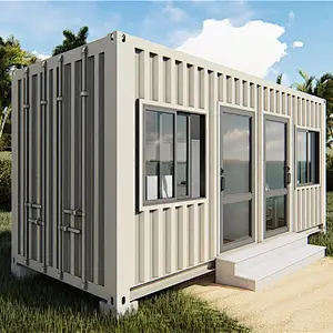 Modular Movable Mobile Prefab Prefabricated Shipping Container Office /Home / House.