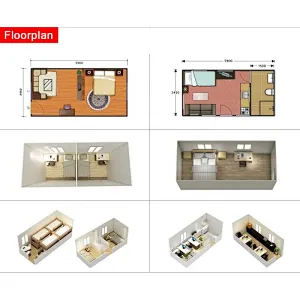GZXINCHENG aluminium perfab expandable sea glass curtain wall expandable prefab container house