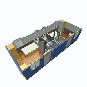GZXINCHENG Full Furnished Container Office Building Prefab House Steel Structure