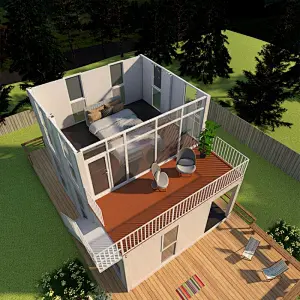 GZXINCHENG Prefab House Make Full Use of Container Space Container House