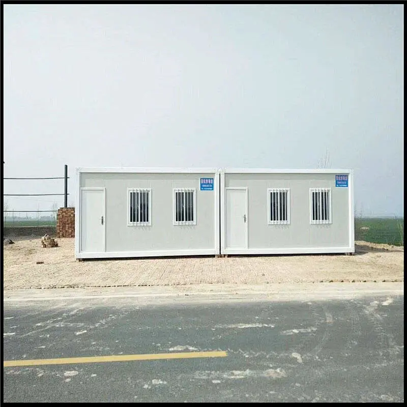 Light Steel Construction Site Flat Pack Containers House